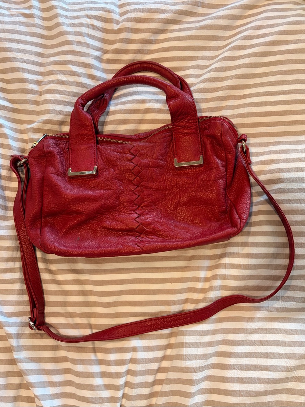 Elliott Lucca Red Leather Purse